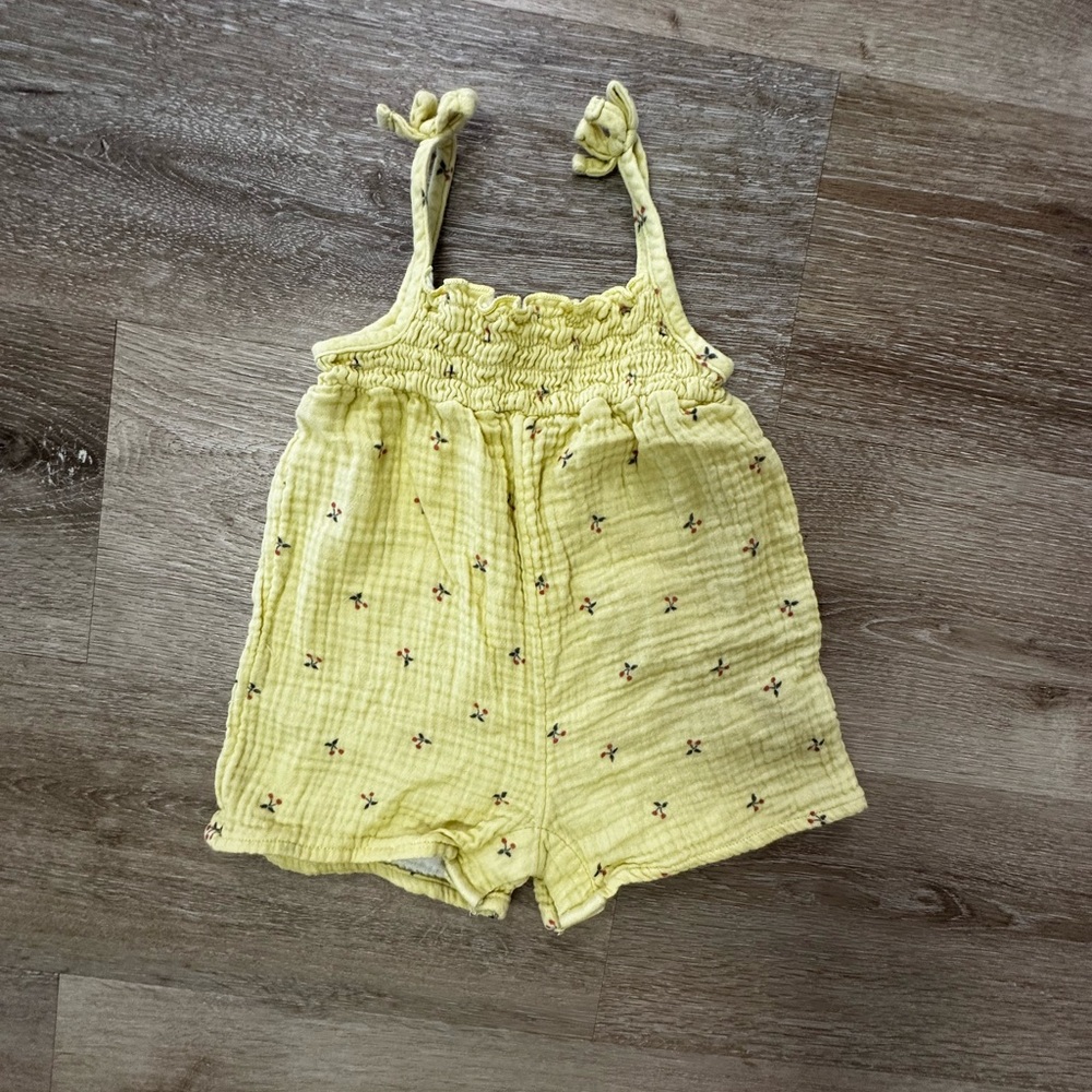 Yellow Kids One Piece Bodysuit